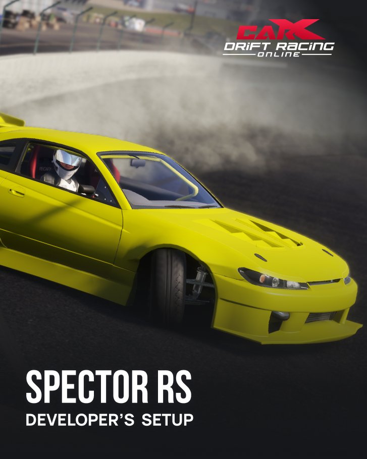 carx_technology's tweet image. ⚡️ Special developer's Setup for CarX Drift Racing Online!

We’re sharing our personal setup for the SPECTOR RS!

Setup Code: 670 756 387 750
Name: CarXDEV
Device Type: Gamepad (All devices)

How to load:
- Go to the "Modification Workshop"
- At the bottom of the screen, click