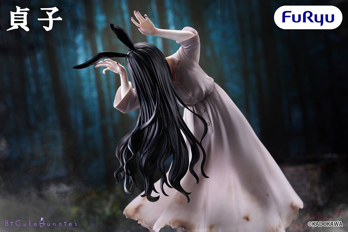貞子×バニーの異色フィギュアが登場!? フリューのプライズフィギュア