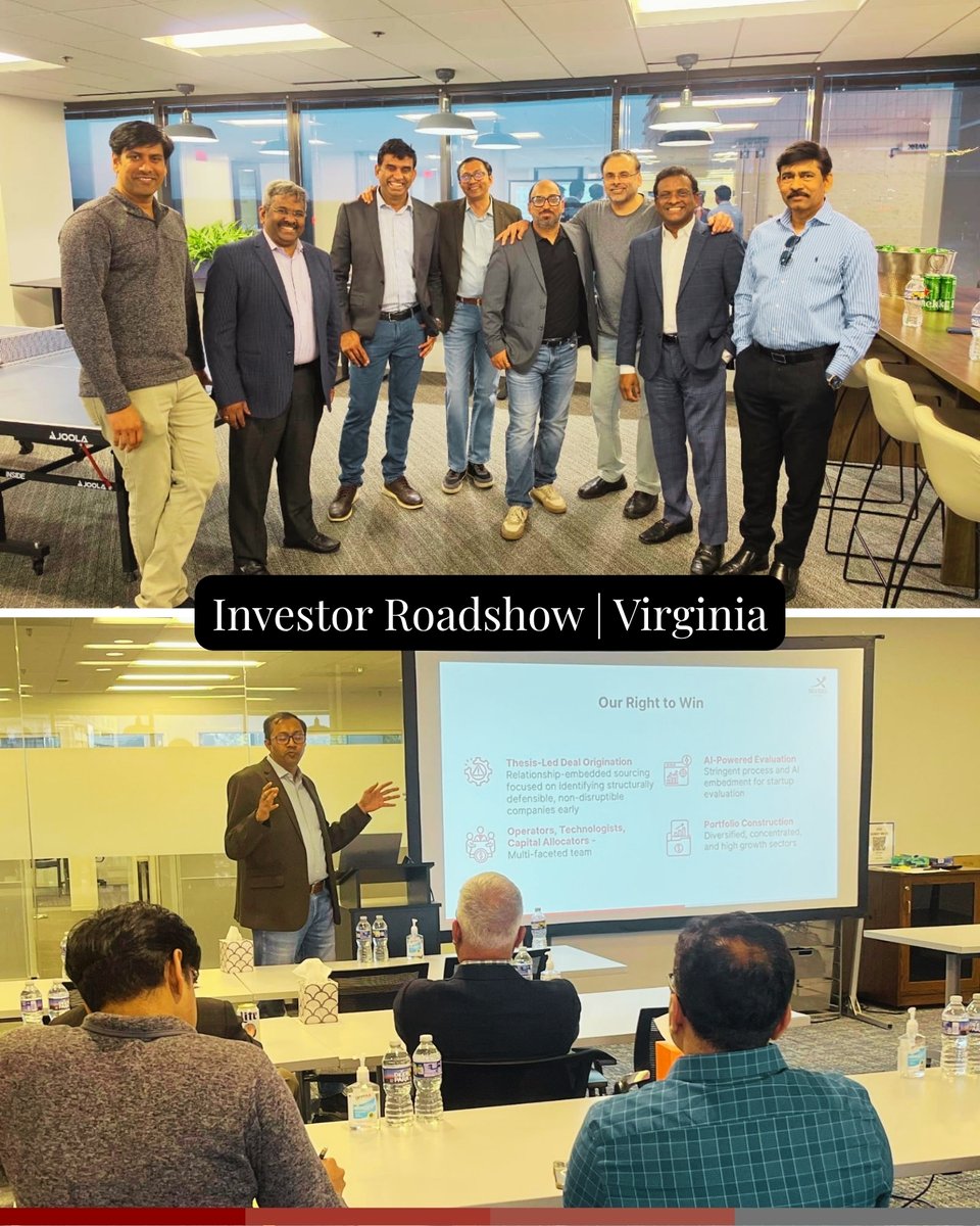 silverxfund's tweet photo. SilverX Fund spent a productive evening in #Virginia.

Thoughtful #Questions, strong #Engagement, and genuine interest in #India’s evolving #StartupLandscape made it a meaningful session.

Thank you to everyone who joined us.

#SilverXFund #Virginia #InvestorRoadshow #DeepTech https://t.co/MHucKAg0f6