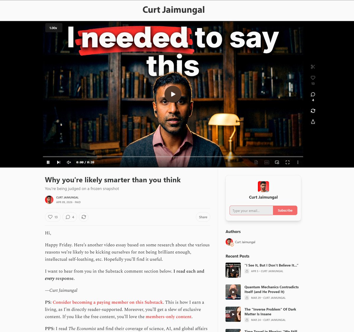 Curt Jaimungal tweet media