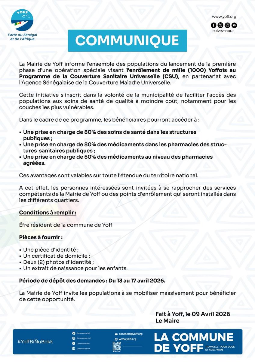 Seydina Issa Laye Sambe tweet media