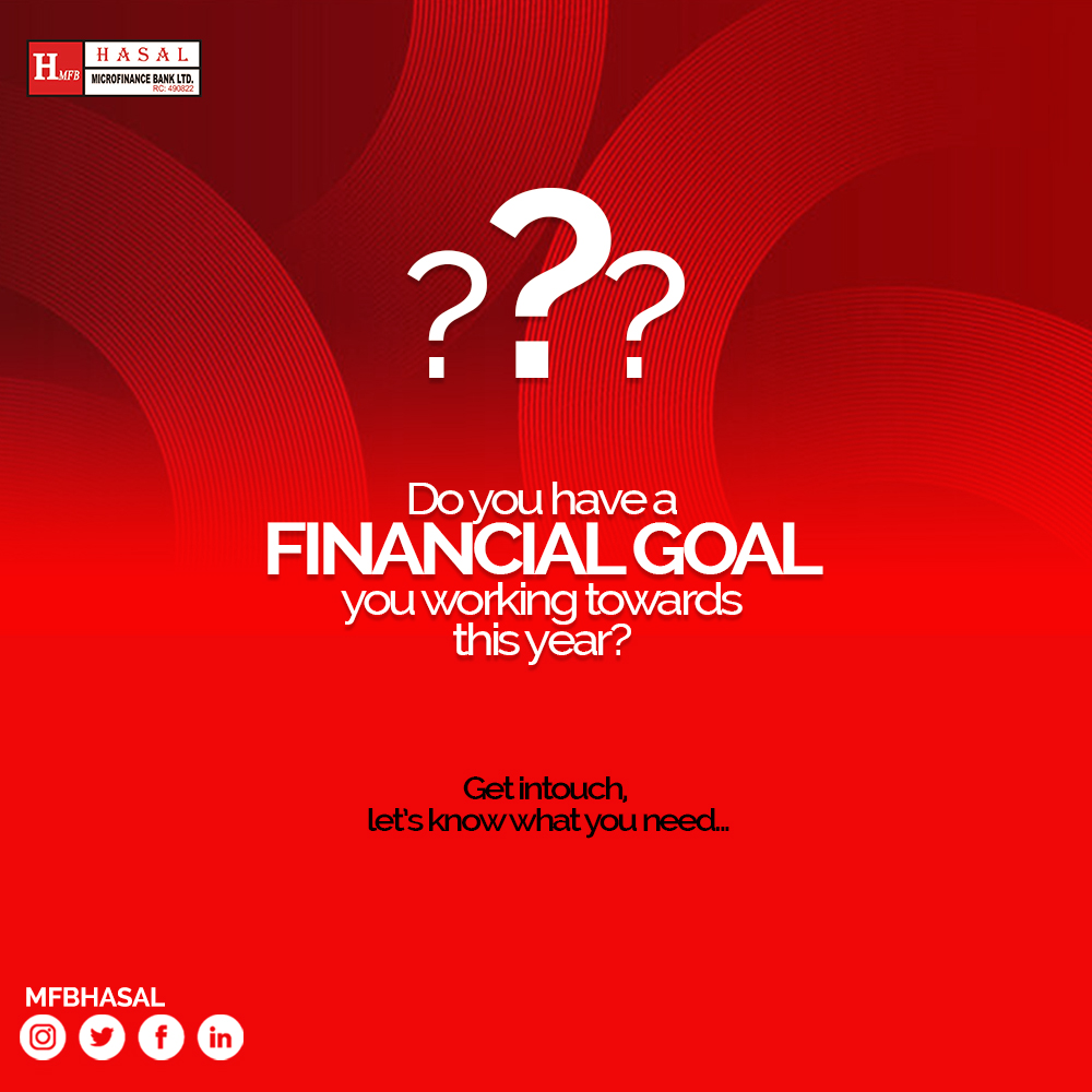MfbHASAL's tweet image. What financial goal are you working towards this month? 
Save, grow, or manage better , we’ve got you covered at HASAL Microfinance Bank.
Let’s hear from you 
#FinancialGoals #MoneyMatters #HASALMFB