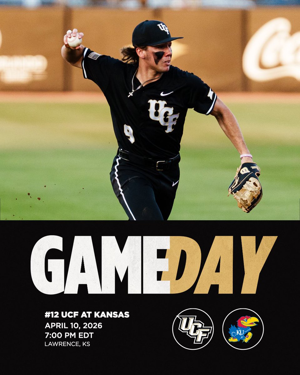 Series opener 🔜
🔗linktr.ee/ucfbaseball