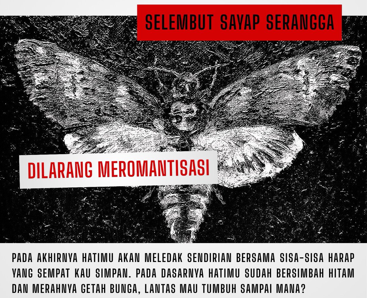 ARANGJANA's tweet photo. ⠀

SEHELAI DAUN JATUH DI JENDELA KELAS

Kepada yang masih ada di saat harap berangsur senyap. Kita selalu menjadi pertanyaan yang penuh walau tak pernah utuh, menjadi gemuruh di saat hati merasa gaduh, dan menjadi luruh kala bunga itu meminta untuk tumbuh.

⠀ https://t.co/DzYYvz6IjR