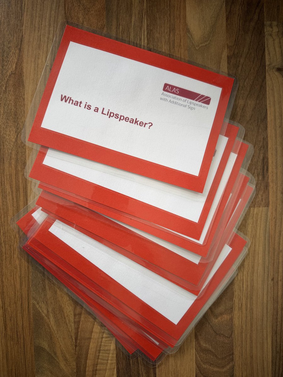 LipspeakerLinzi's tweet photo. What else would I be doing the day before @citylit Deaf Day 2026? 

💻🔴📝✂️🤗

@ALAS_lips now has some up-to-date information cards to answer all your lipspeaking questions 🤓

See you all tomorrow! 😊

#DeafDay #Lipspeaking #Informing #CPD https://t.co/ZXDqFkVW7r