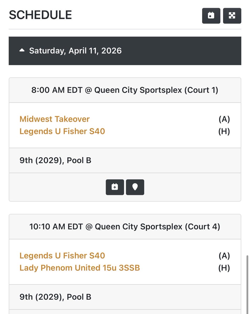 ElizabethW2029's tweet photo. My schedule for this weekend! Excited to finally get started!! #LegendsU #Classof2029 https://t.co/FKm4TiRgBH