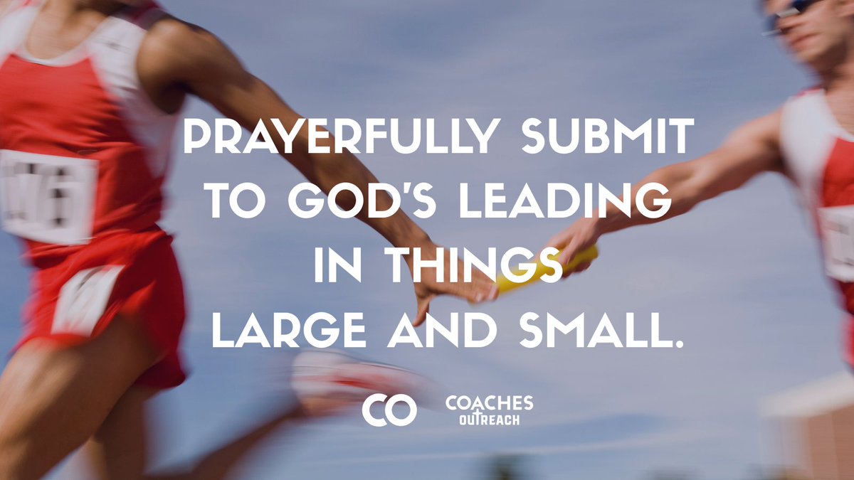 CoachesOutreach's tweet image. Are you depending on yourself or the Lord?
#Biblestudy for coaches