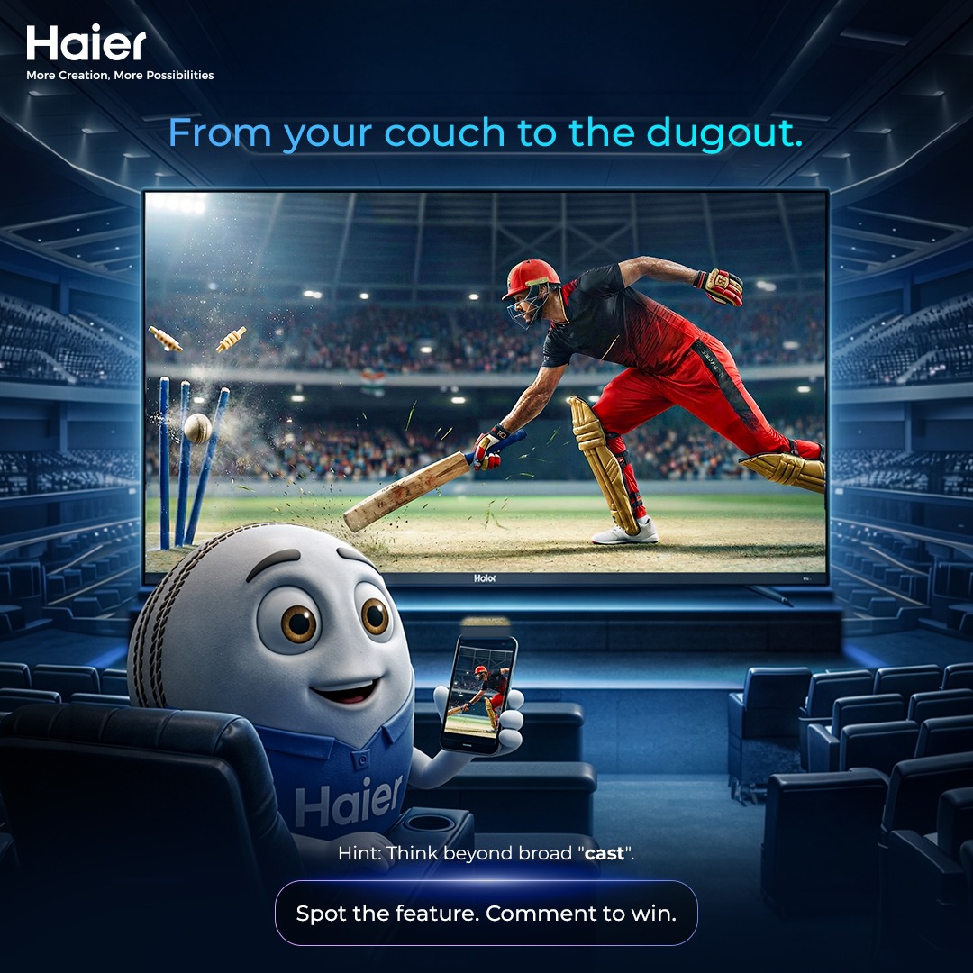 IndiaHaier's tweet image. Think beyond the broadcast.
Guess the feature.

– Follow @IndiaHaier 
– Comment your answer below
– First one to guess wins!

*T&amp;amp;C Apply

#Haier #MoreCreationMorePossibilities #Contest