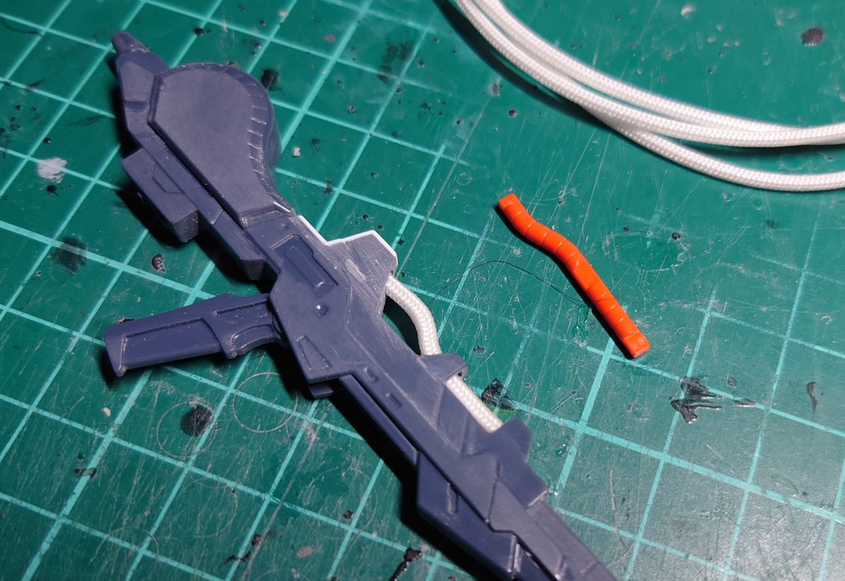 MG Z plus
ライフルも同じくメッシュホースに換装！