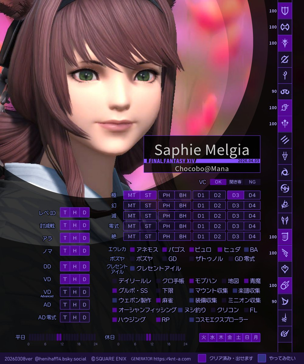 Saphie Melgia～季節の野菜を添えて～ tweet media
