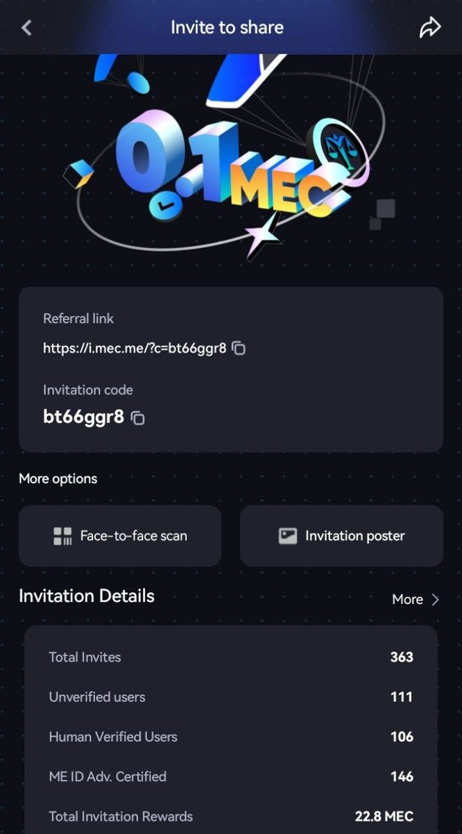 ali87578567's tweet photo. @eightlends @CwalletOfficial @crosscurvefi @Magne_Ai ME ID advanced verification;
https://t.co/4jmVPlppzu https://t.co/tqcamikgTQ