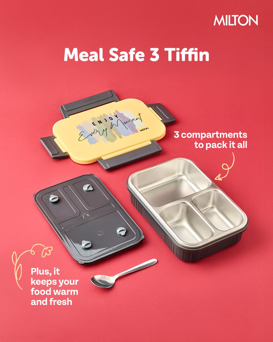 MiltonHomewares's tweet image. From quick sips between classes to lunches that stay just the way they were packed, these everyday essentials are made for school days.

So kids can focus on learning, playing, and everything in between.

#BackToSchool #SchoolReady #TiffinTime #HydrationEssentials #Essentials