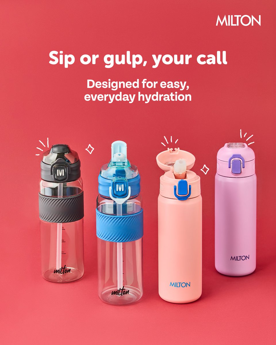 MiltonHomewares's tweet image. From quick sips between classes to lunches that stay just the way they were packed, these everyday essentials are made for school days.

So kids can focus on learning, playing, and everything in between.

#BackToSchool #SchoolReady #TiffinTime #HydrationEssentials #Essentials