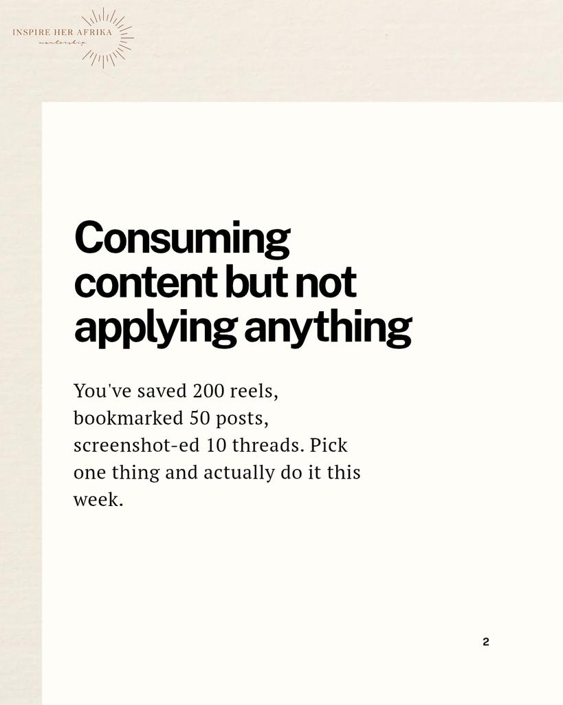IHAfrika's tweet photo. Wondering how you can make better results in Q2? Swipe to see habits you shouldn't do in this quarter.
Get ready to change from these attitudes, especially the last one๐ง.
What will you stop doing this quarter?
#inspireherafrika #q2 #womenwhobuild #strategicdirection https://t.co/69kiBYW1qN
