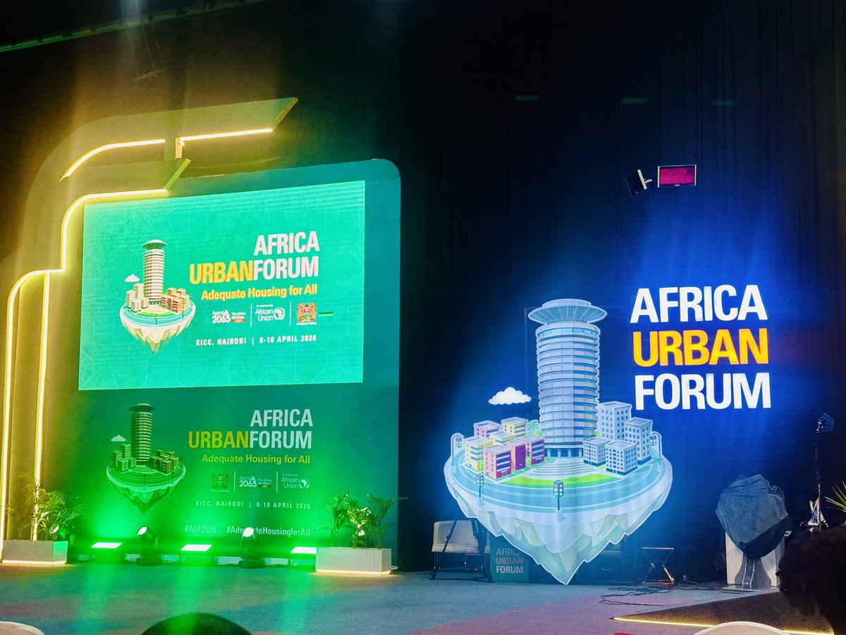 FlaviaZabali's tweet photo. Powerful discussions at the 2nd Africa Urban Forum @2ndauf in Nairobi on the Transformation of Informal Settlements; shifting from mere upgrading to holistic, integrated change that delivers dignity, resilience & opportunity.

Key takeaway: We must unlock innovative financing to transform slums into thriving urban neighbourhoods, without displacement. Insitu development, secure tenure, climate smart solutions & blended capital are essential for Africa’s urban future.

Africa’s cities can’t wait. Let’s move from dialogue to delivery under #Agenda2063
#AUF2026 #SlumTransformation #InformalSettlements #AdequateHousingForAll #Agenda2063 #SustainableUrbanisation