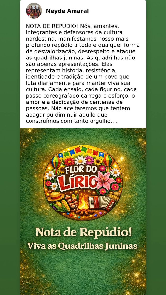 Quadrilha Junina Flor do Lírio tweet media