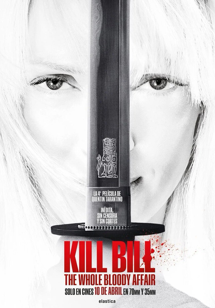 ¿quien se va a meter mas de 4 horas y media (275min) de Kill Bill, del tirón,  sin censura y sin cortes? El chache con <a href="/putrigotchi/">Putri 🐷🧄</a> 
#killbill