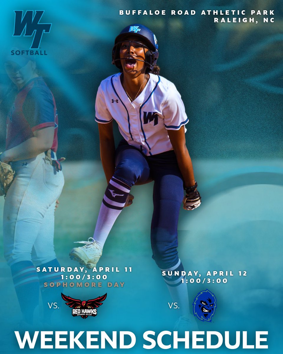WakeTechSB's tweet photo. Another back-to-back at Buffaloe Road, starting with Sophomore Day tomorrow against Catawba Valley! 🦅🥎 #WakeTech https://t.co/YoJDcybV4N