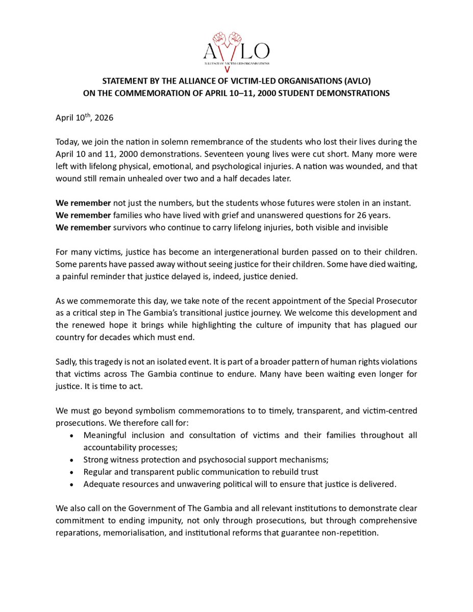 Alliance of Victim-Led Organisations tweet media