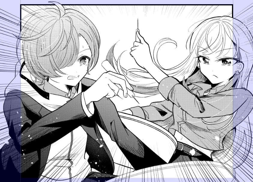 otera_u's tweet photo. にじそ生徒会さん新刊原稿進捗 4/10(金)-PM
仕上げていくぞい https://t.co/bGH5boCvg4