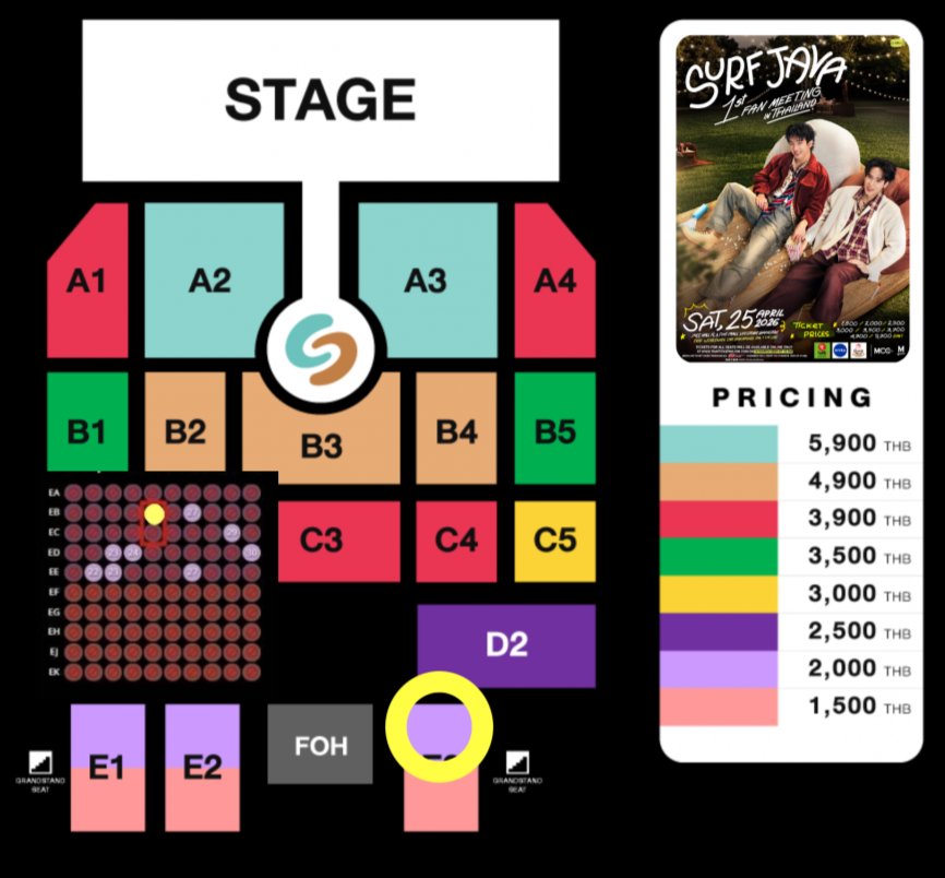 bhornhop's tweet photo. SURF JAVA 1st FAN MEETING IN THAILAND
📍แสดง Sat 25/4/26
Zone E3 (EB) 💸เท่าทุน 2090
Zone D2 (DA) 💸เท่าทุน2605 (แถวหน้าสุด)
📌 นัดรับชนมือในกทม.
💌 ซื้อผ่าน tixxa

#SurfJavaFanMeet
#ตลาดนัดเซิร์ฟจาว่า
#surfjava #swensurf #javabh #บัตรคอน #ปล่อยบัตร https://t.co/FZxoqMACa0