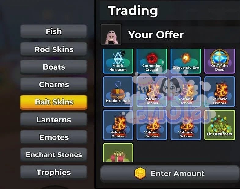 puffielle's tweet photo. wts boat / bait skin / lantern fish it (open tawar) yang gaada di screenshot ini boleh di tanyaiin dulu ke aku biar di cek akun lainnya!🐰🤍 https://t.co/Zha7wC7PfW