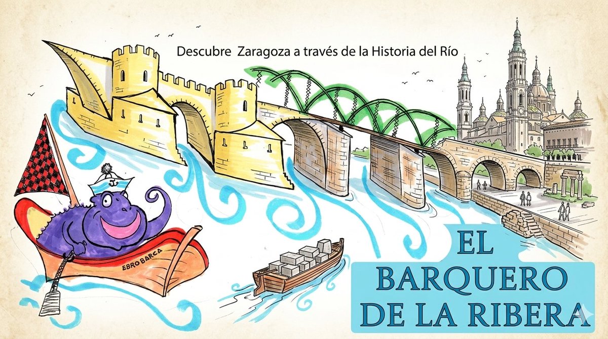 ebrobizi's tweet photo. La ruta en bicicleta eléctrica “El Barquero de la ribera” no es solo un paseo por Zaragoza… es un viaje en el tiempo, una historia camaleónica!
SABADO 11, 18H. Inscribite por MD https://t.co/1aW8HDX3dZ