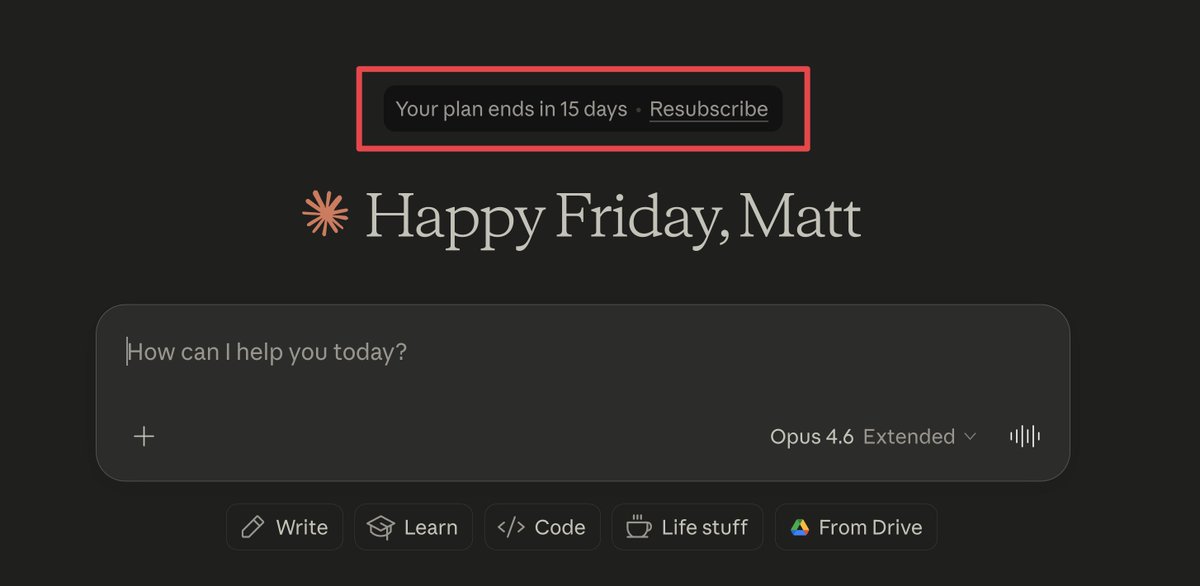 bridgemindai's tweet image. 15 days left on my Claude Max plan. 

Still not resubscribing.

529 errors. Rate limited every peak hour. 

100% session usage on a Wednesday afternoon. 

$200/month for a timer that runs out before lunch.

Anthropic has had weeks to fix this. 

Cut off OpenClaw. Gave us credits.
