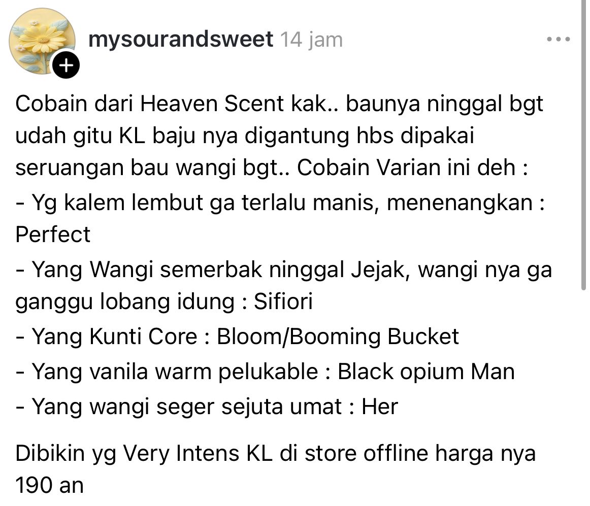 narakimm_'s tweet photo. MBWAAAKK MAKASIH LOH UDAH SHARE INI.. Semoga nasimu selalu hangat yaa🙏😭

Tandain merk ini yah.. siapa tau bikin bau kalian wangi nggak ilang”👌 https://t.co/V8Z3RxGl8N