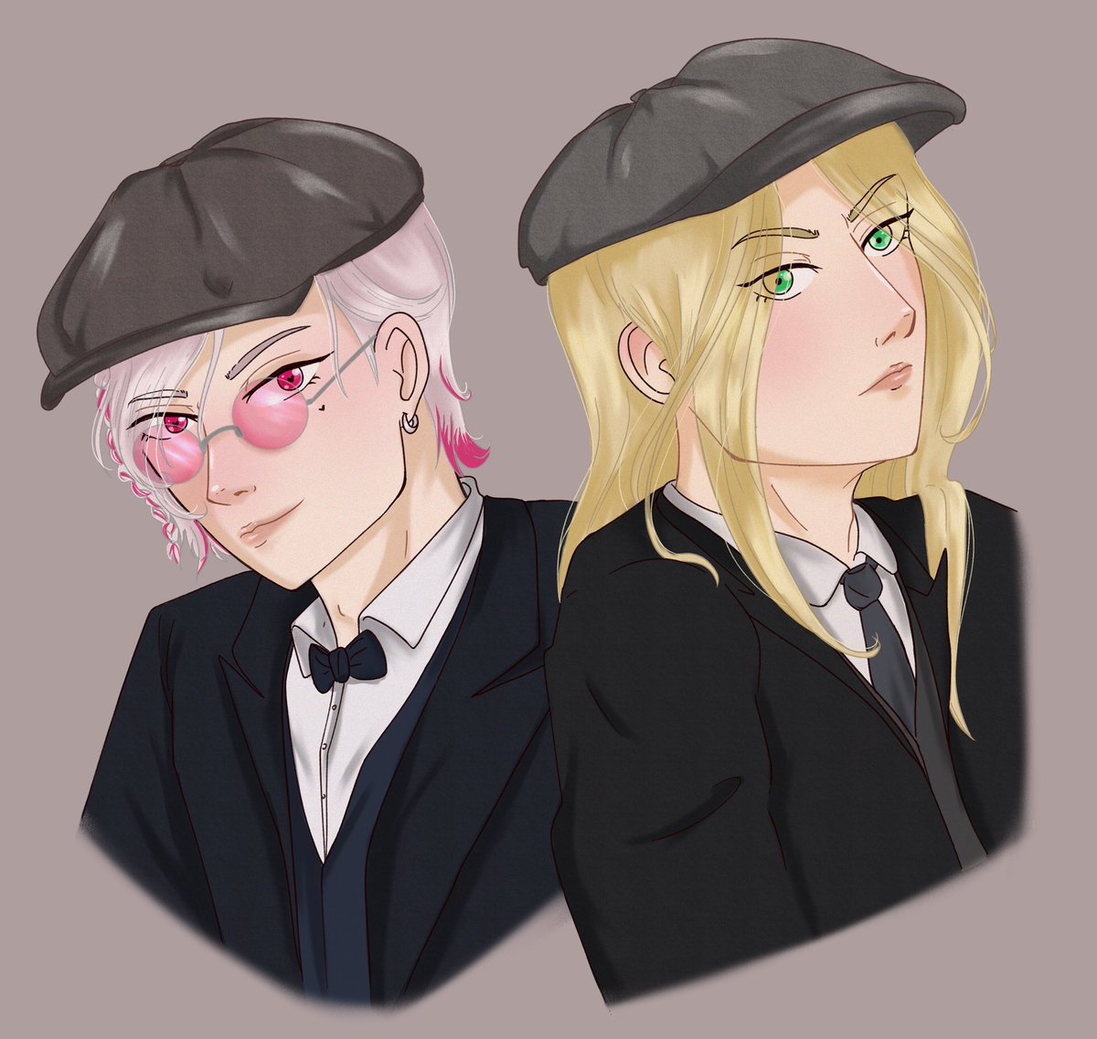 netherenn_'s tweet image. the joke is gone already but i love peaky blinders and this is for kappa auntie loves youuuu 💕😌

 #Lockart #ARTkariel