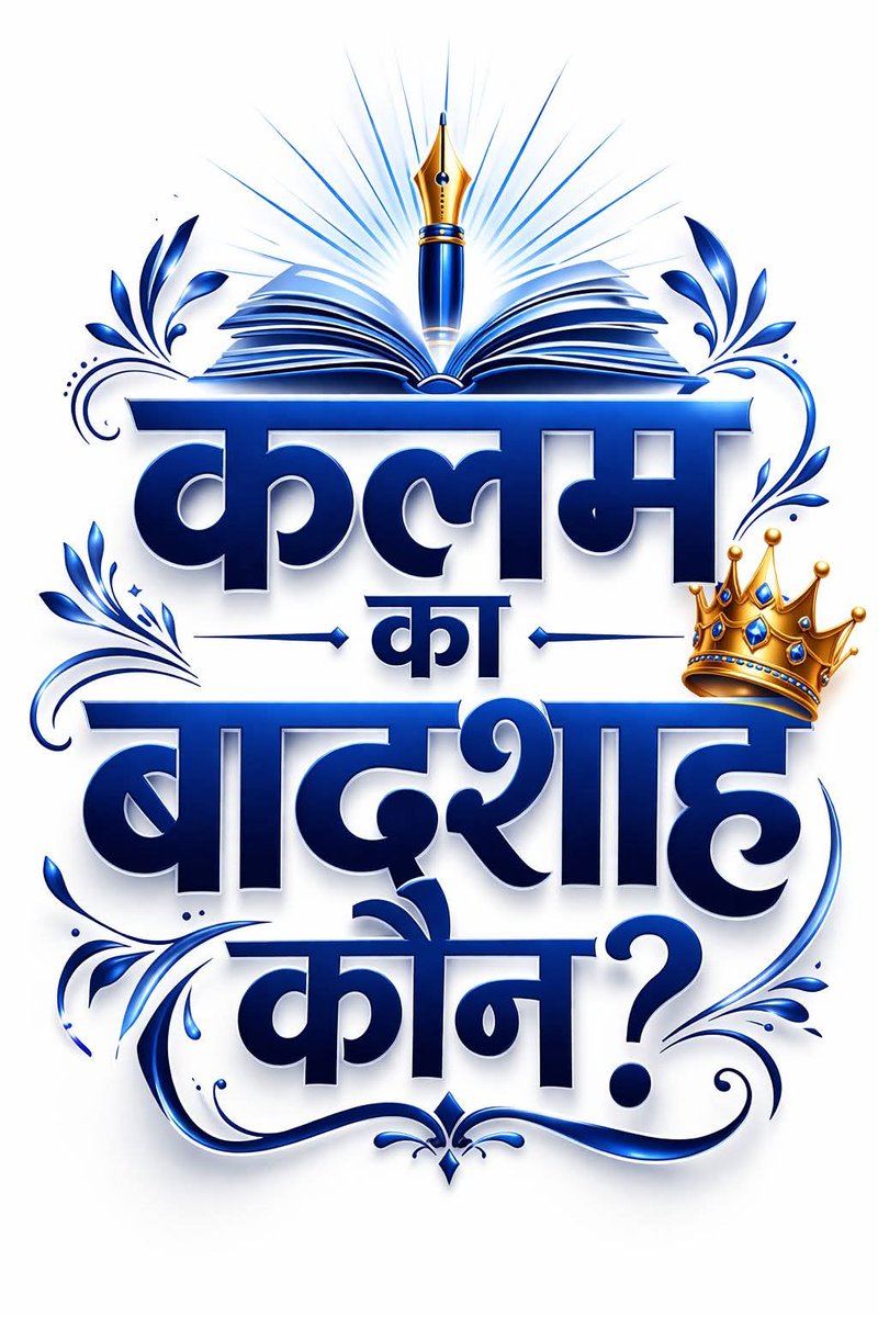 कलम के बादशाह किसे कहा जाता है...❔
एक बार दहाड़ दो...
