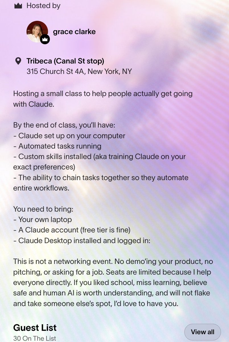 Grace Clarke tweet media