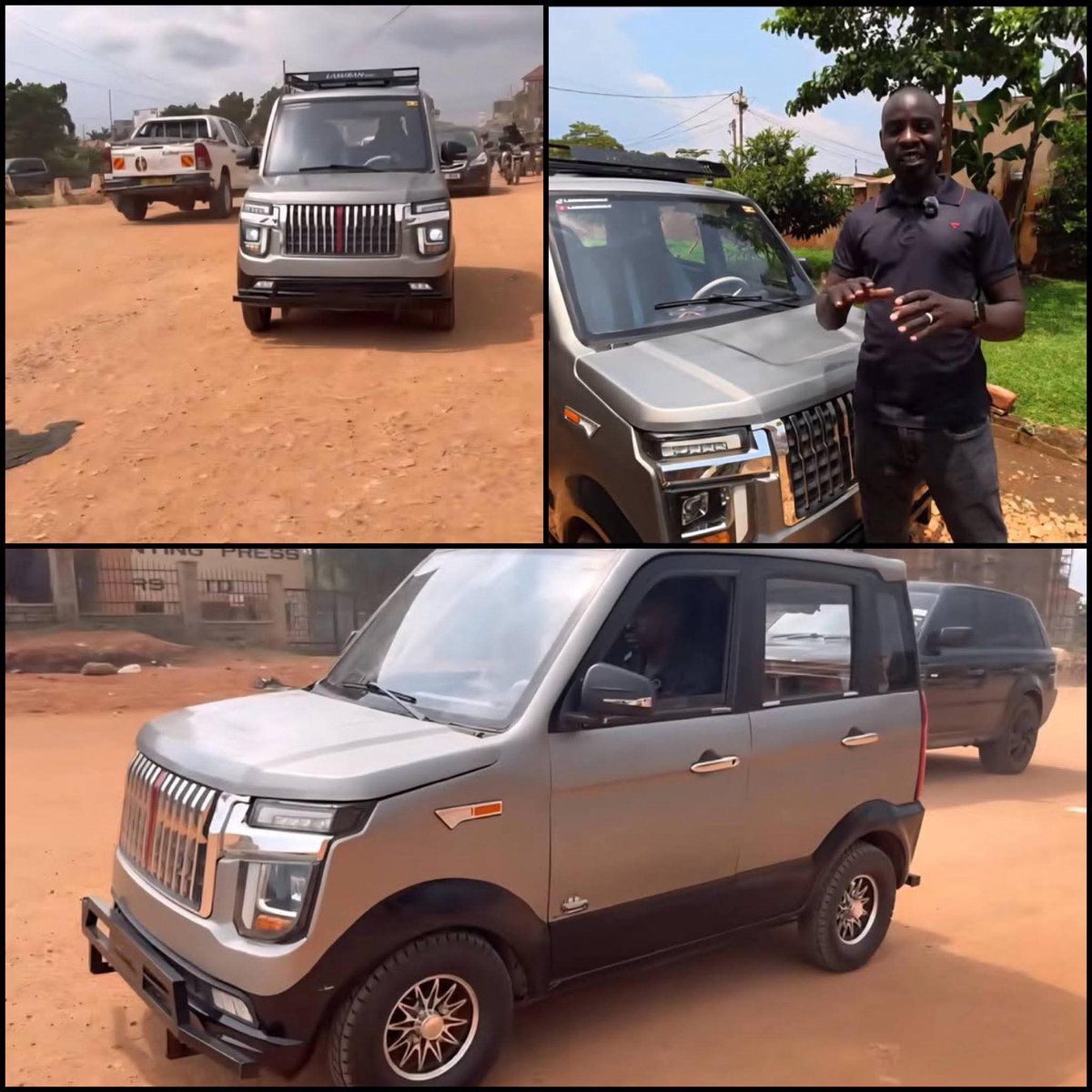 africatodayMG's tweet photo. A Ugandan 🇺🇬 has made an electric car 

Jerry Etolu did something bold! He sold his Mercedes-Benz to build an electric car from scratch.

Right in his backyard in Uganda, he created a fully functional EV called “Lasuban Built,” which means creator in his language.

No big factory. No massive funding. Just skill, patience, and belief in local innovation.

Now he’s pushing for Ugandan inventors to lead and grow their own tech space.