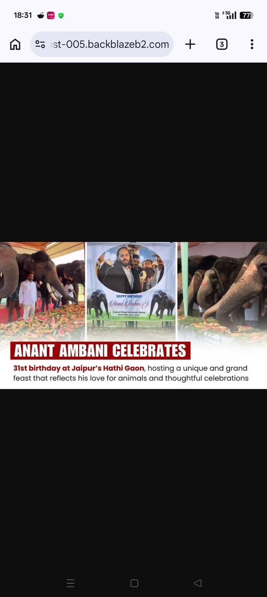 SrinjiniGuin's tweet photo. #HBDAnant https://t.co/Y6x1xNGgag