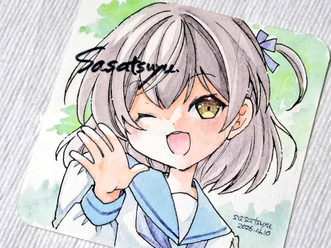 すきまーとかやってる場合じゃないんだけど試し描きしたかったので。 #アナログイラスト