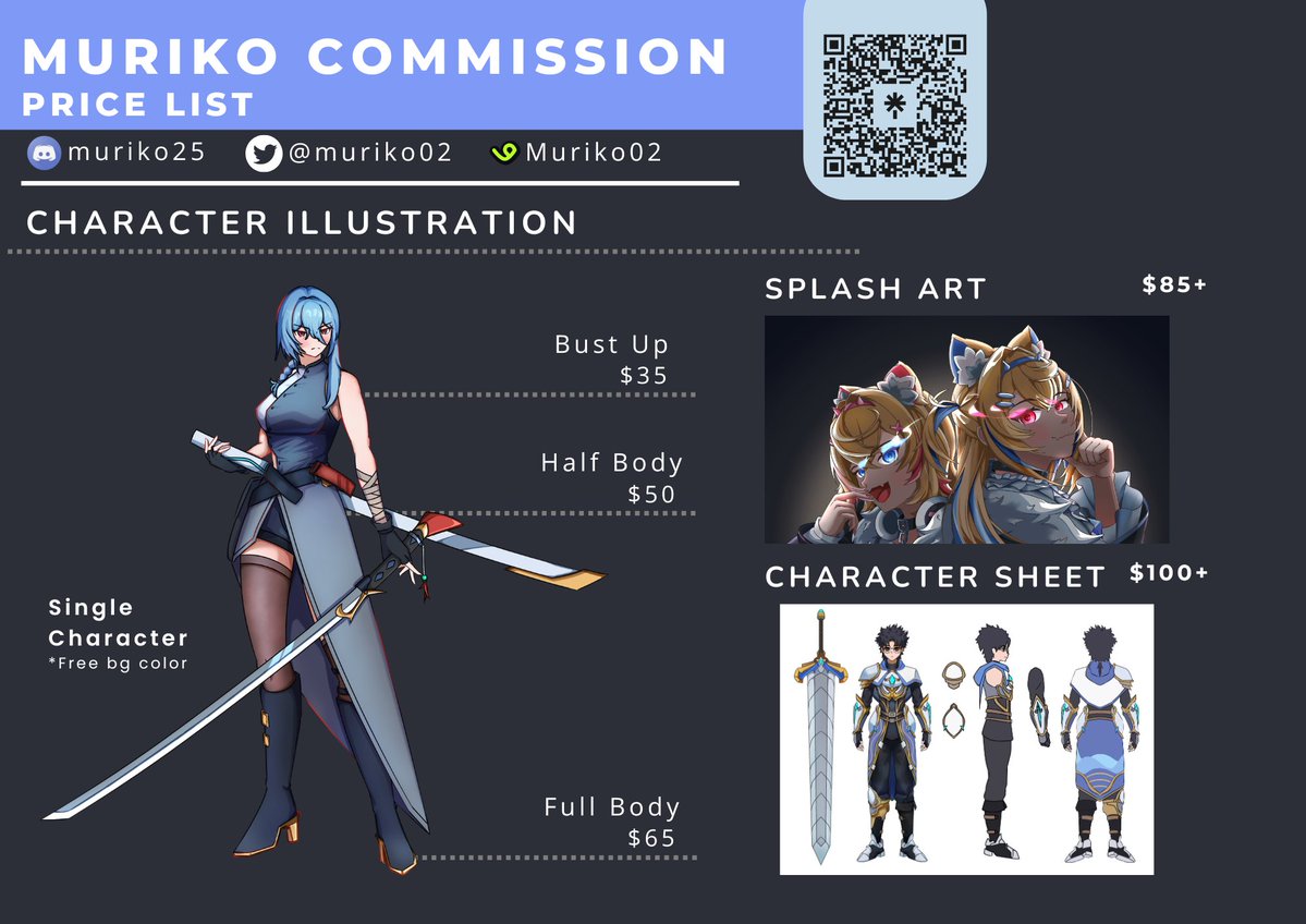 Muriko.ムリコ | Comms Open tweet media