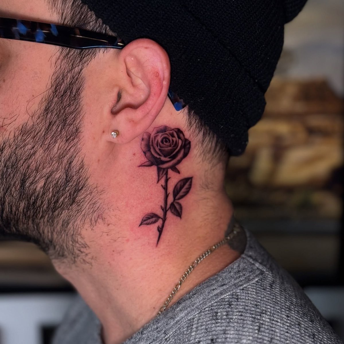 Fresh and lovely rose tattooed by Eric Camarota at 12 oz. Studios Deptford, NJ. #12ozstudios #tattoo