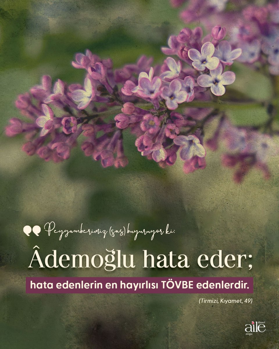 Diyanet Aile Dergisi tweet media