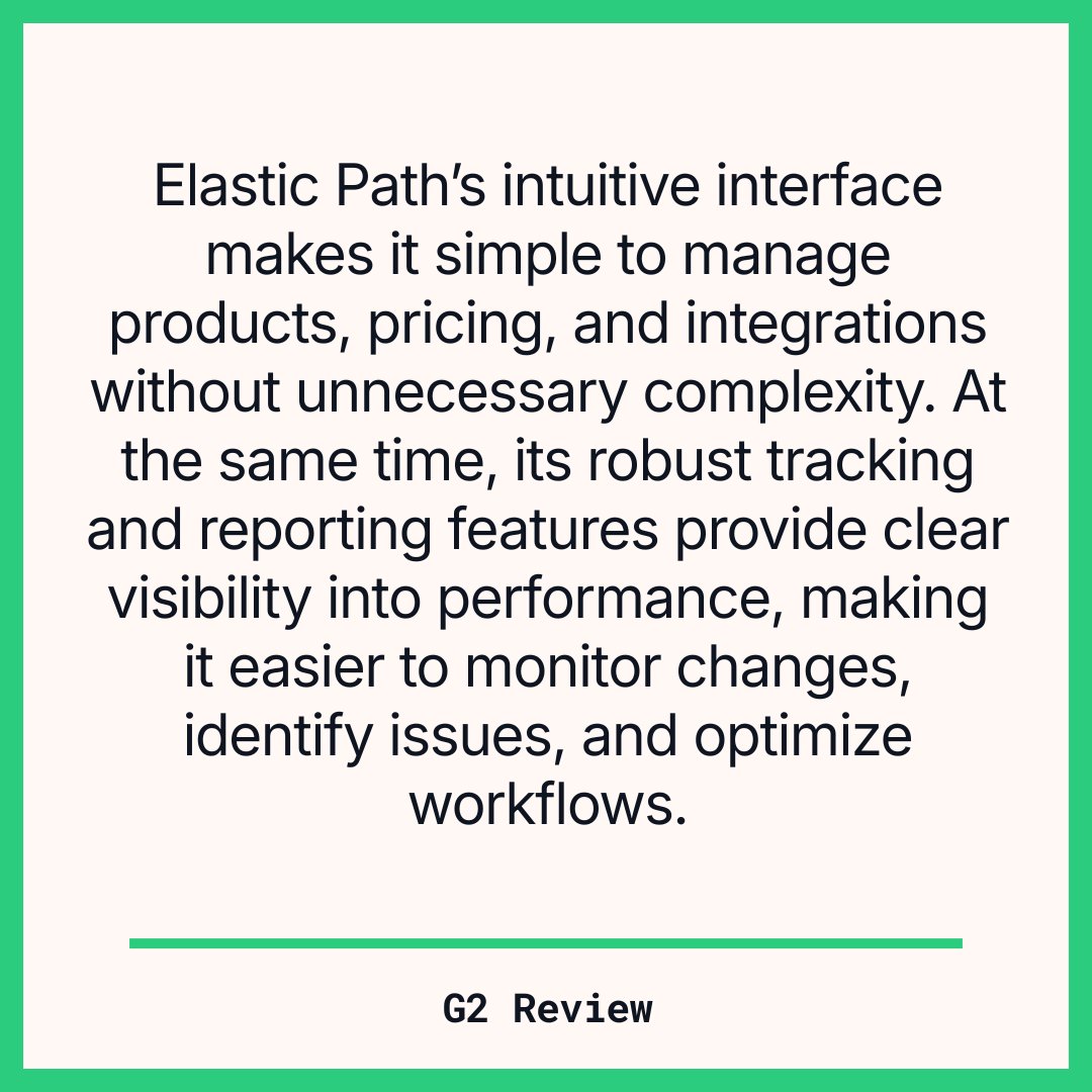 Elastic Path tweet media
