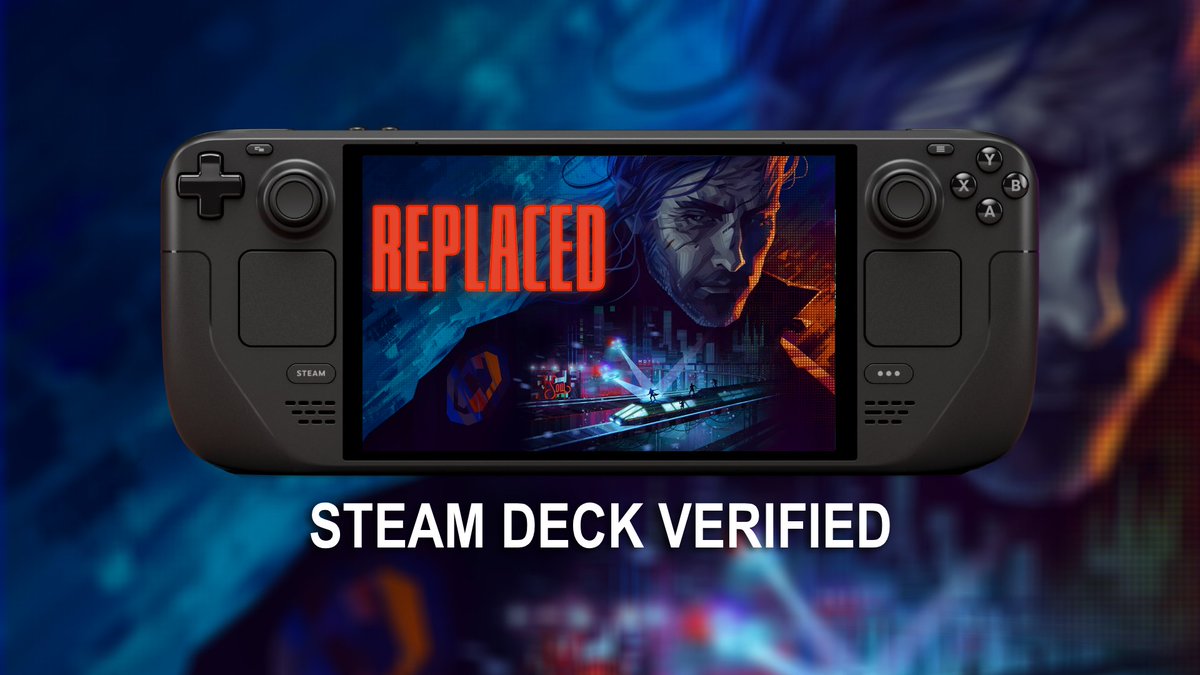 REPLACEDGame's tweet image. REPLACED is officially Steam Deck Verified! ✅

You will be able to take the gritty streets of Phoenix-City anywhere

#SteamDeck #Indiegame