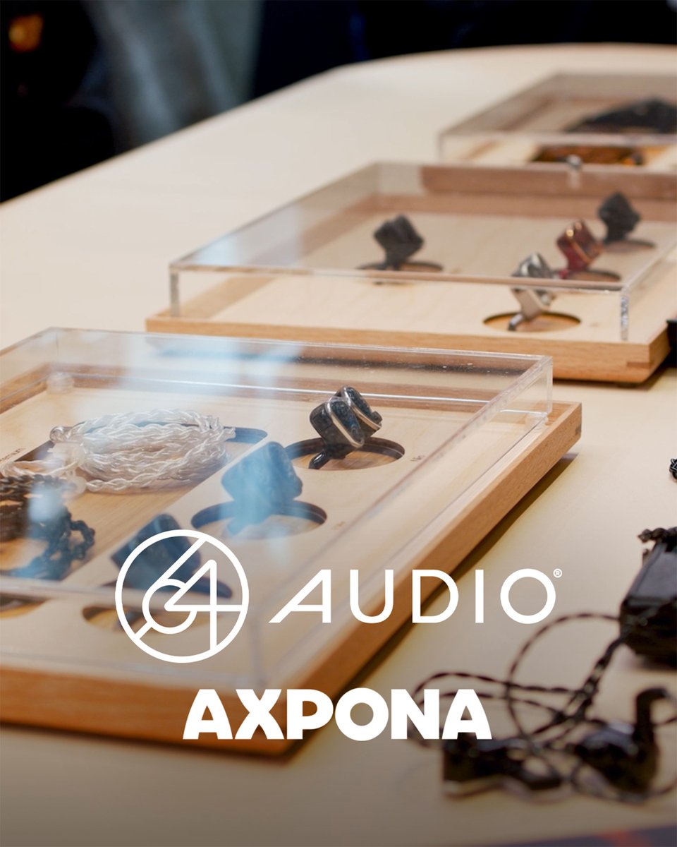 64audio's tweet image. Catch us at Axpona this weekend in Chicago. There's no better way to sample our UIEMs than in-person facilitated by one of our team members from HQ.