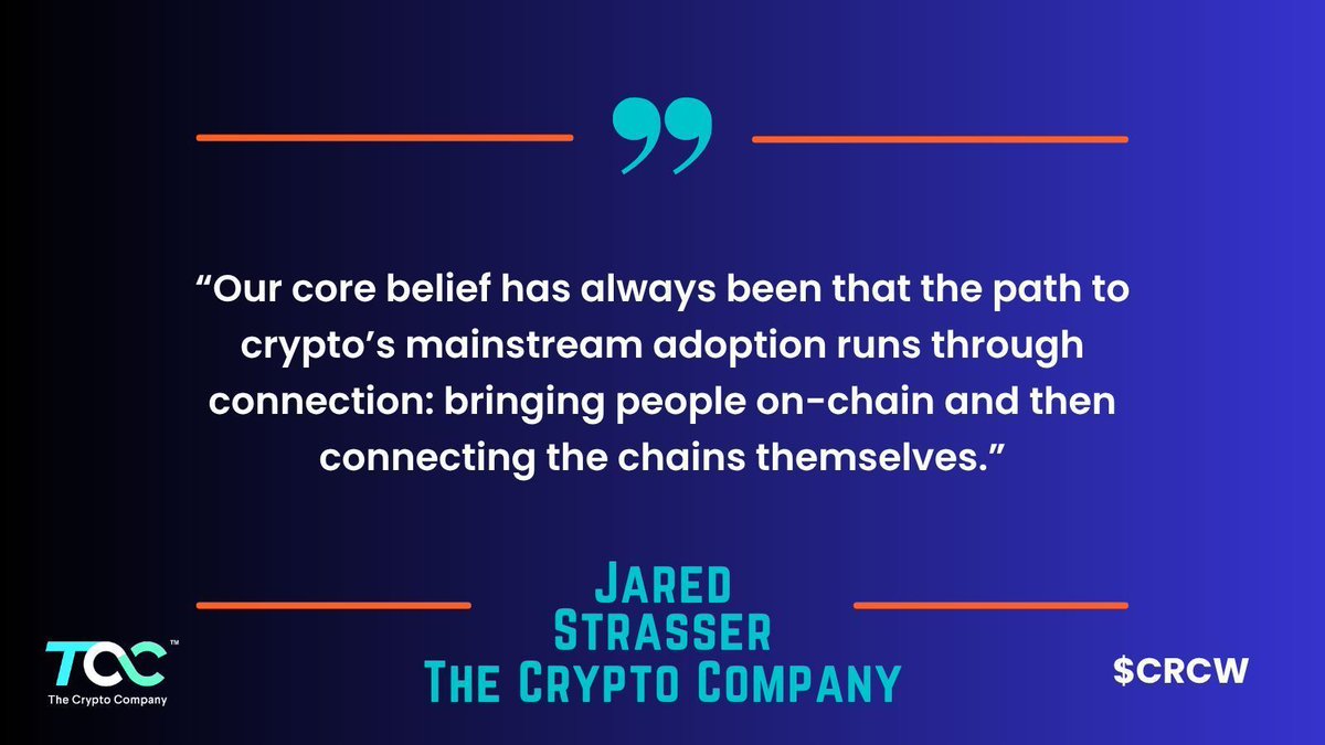 TheCryptoCo's tweet image. This quote from our announcement speaks to the broader idea behind Frame: better connection across crypto infrastructure.

Read the press release:
thecryptocompany.com/news

#Blockchain #Web3