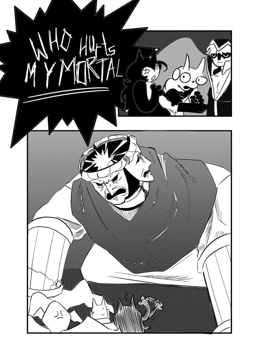 delulu_croutons's tweet image. Part 2!
#Noli is here to save the- not really the day, he’s just here to save #007n7 
#brighteyes #telamon #shedletsky #brightsky