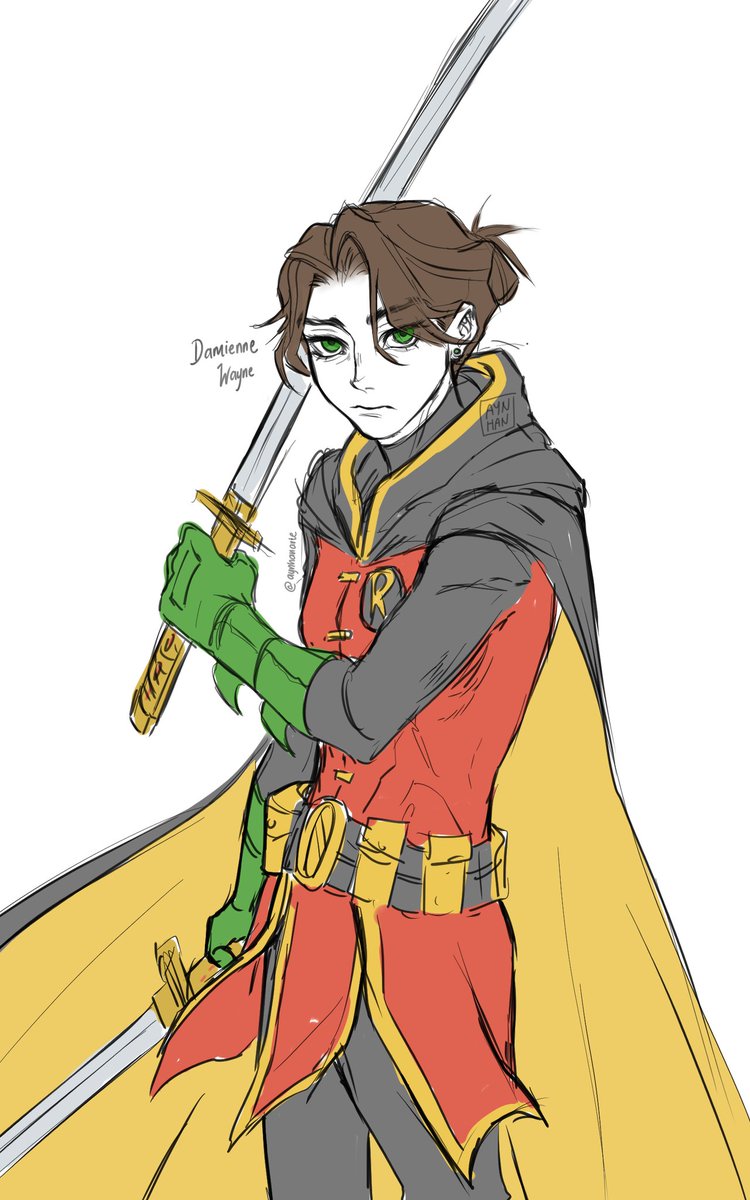 aynhanarte's tweet image. Gorls.🦇

#batfam #dickgrayson #jasontodd #timdrake #damianwayne