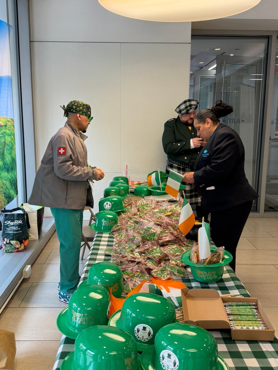 MaimoHealth's tweet image. Our Maimonides Health team came together to celebrate St. Patrick’s Day with style.

Thank you to everyone who helped bring the spirit of the day to life!

#MaimonidesHealth #StPatricksDay #TeamMaimo
