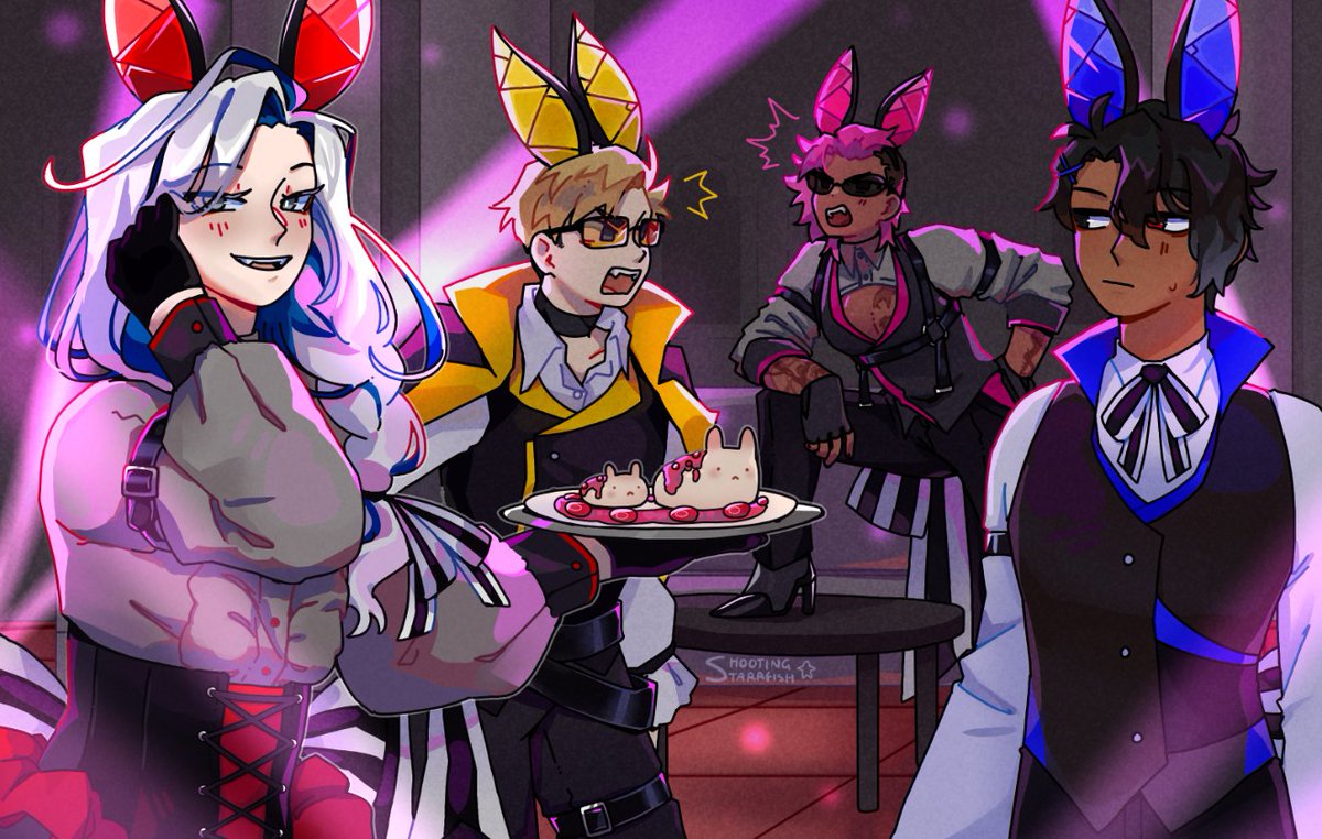 oh! the fall looks a little different today, huh?
#exandbeefanart