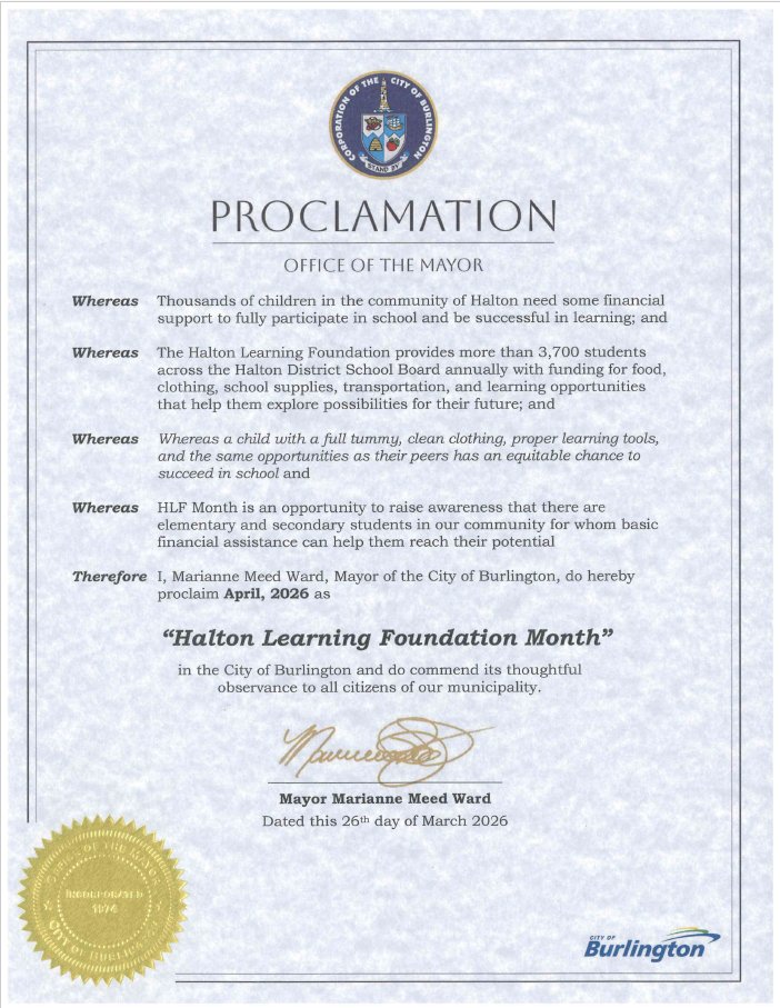 Halton Learning Foundation tweet media