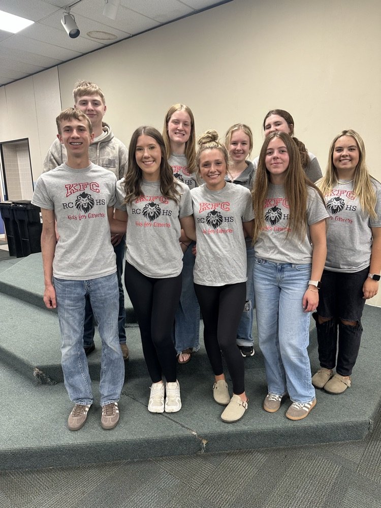 RushvilleHigh's tweet photo. KFC (kids for careers) recently presented RIASEC to 6th grade students at RES.   Students completed the assessment, and learned more about careers that match their personality and interests. https://t.co/TqnPfdQipv