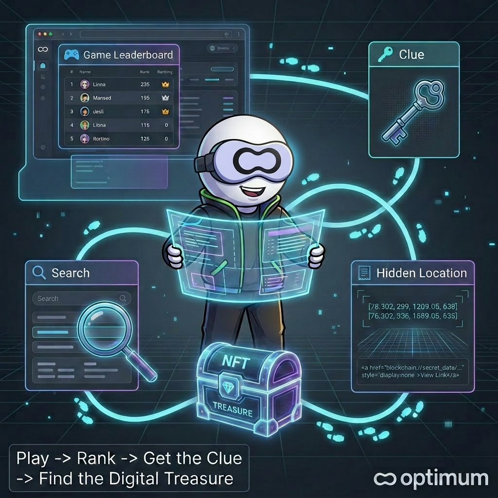 Alexfix37's tweet photo. The final round of the Optimum Treasure Hunt has already started. And there are only 7 hours left before the end of its first phase.

Everything now comes down to Latency Lords. This treasure hunt is evolving into a skill check, and the key is reaction speed 👇
@get_optimum https://t.co/9qWnPQhlVs