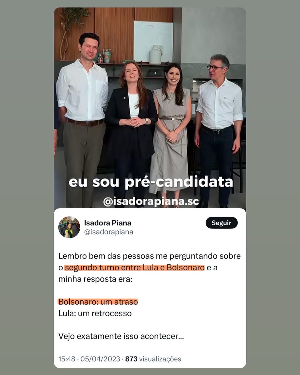 “Bolsonaro: um atraso”